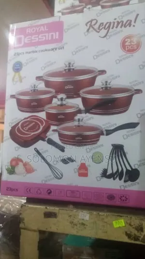 Royal Dassin Marble Majesty: 23 Pieces Cookware Set