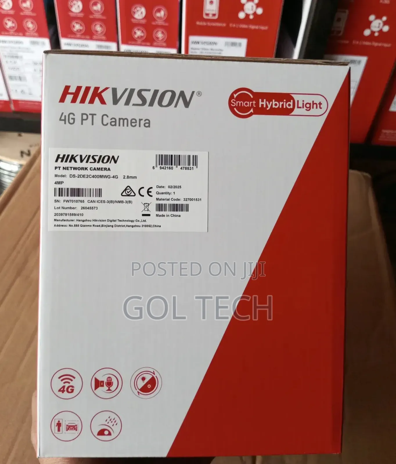Hikvision 4g Wi-Fi Mini PTZ Camera Smart With 2way Audio