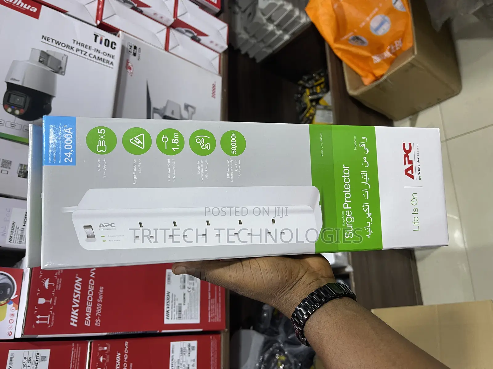 Apc 1.8m Extension Board With Surge Protector