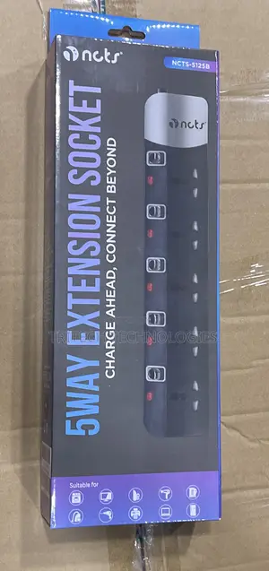Extension Board Socket 5way With Surge Protector NCTS Origin