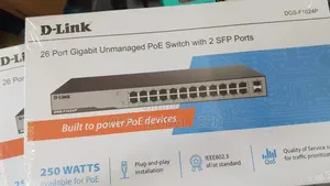 D-Link 26-Port Gigabit Unmanaged Poe Switch With 2 SFP Ports