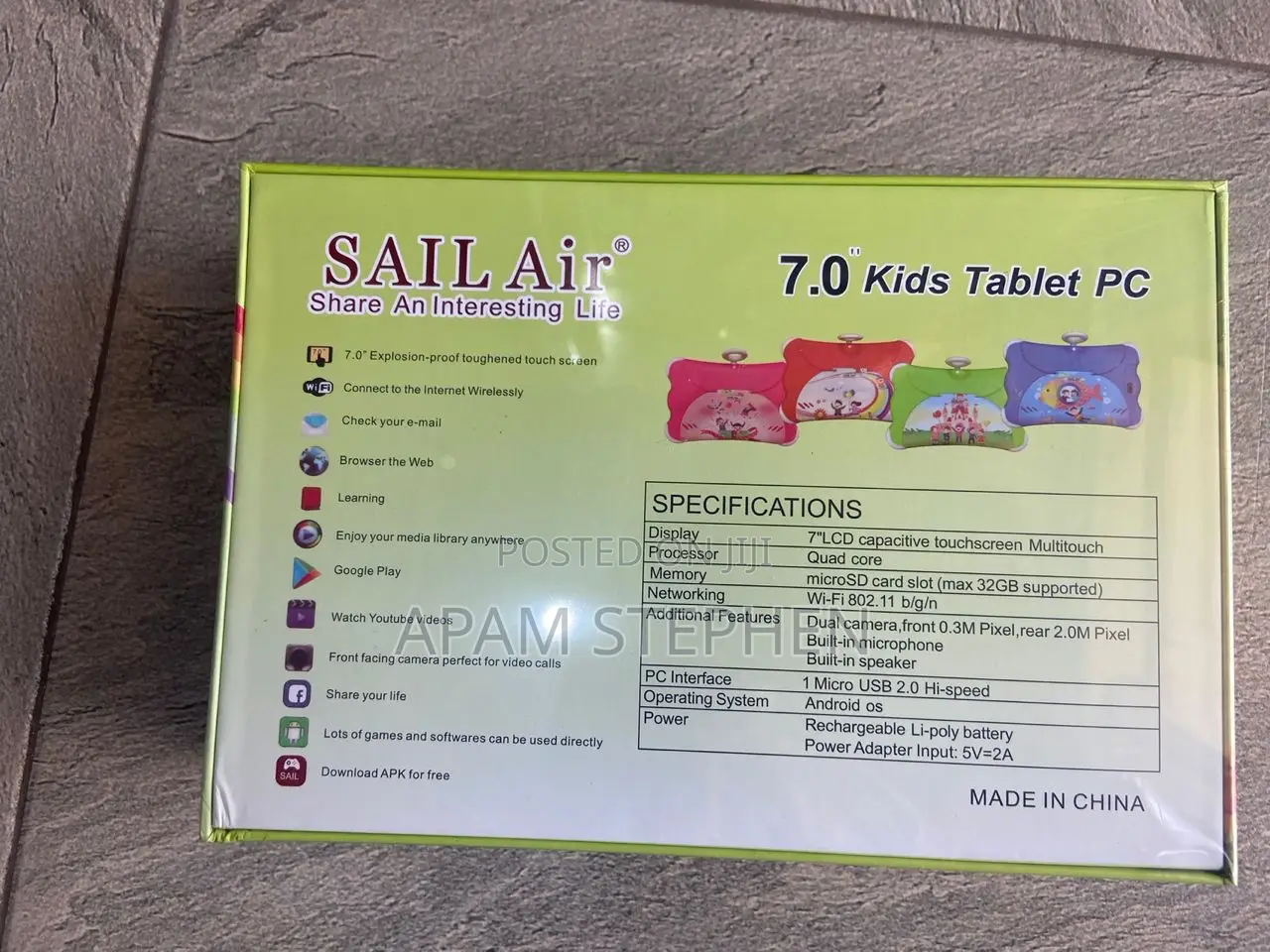 New Sail Air 3500 32 GB Pink