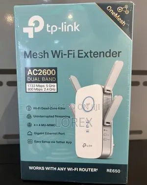 Tp-Link Wifi Extender Re650 Dual Band Wifi Range Extender