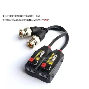 Video Balun 8mp/ Ahd/Cvi/Tvi Passive Twisted Pairs