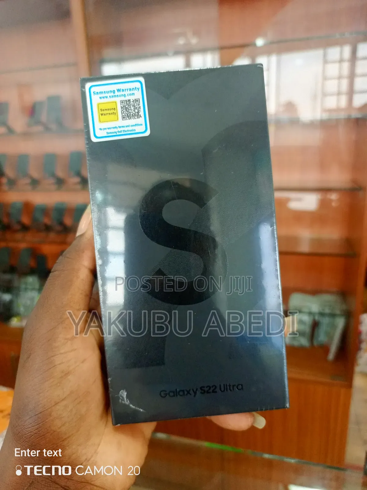 New Samsung Galaxy S22 Ultra 5G 256 GB Black