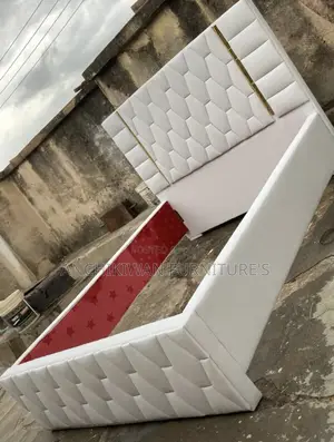 White Sailusx Bed Frame ( Cash on Delivery )