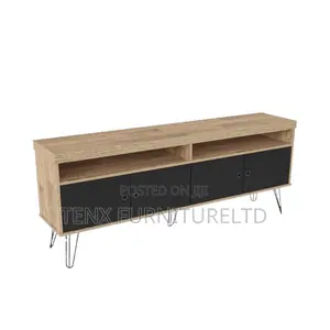 Tv Stand Rustic/Black 65"