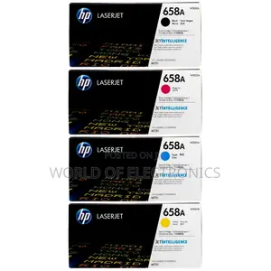 Hp Original 658a Cyan, Magenta, Yellow Toner Cartridge