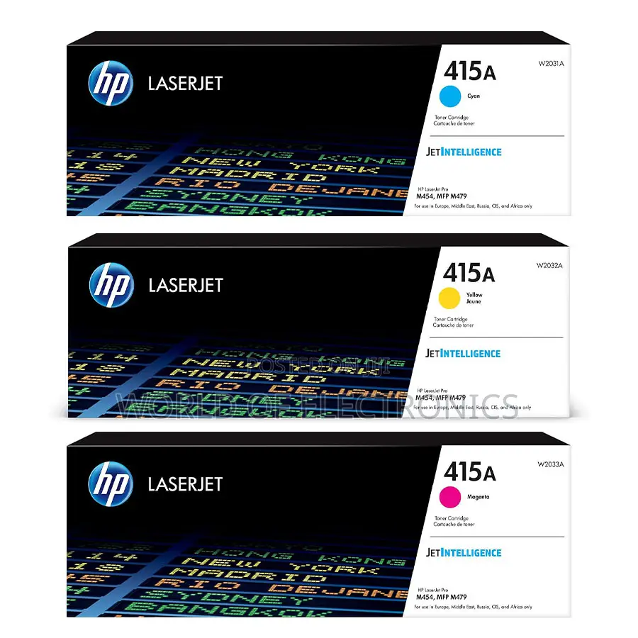 Hp Toner Original (415a) Cyan Yellow Magenta