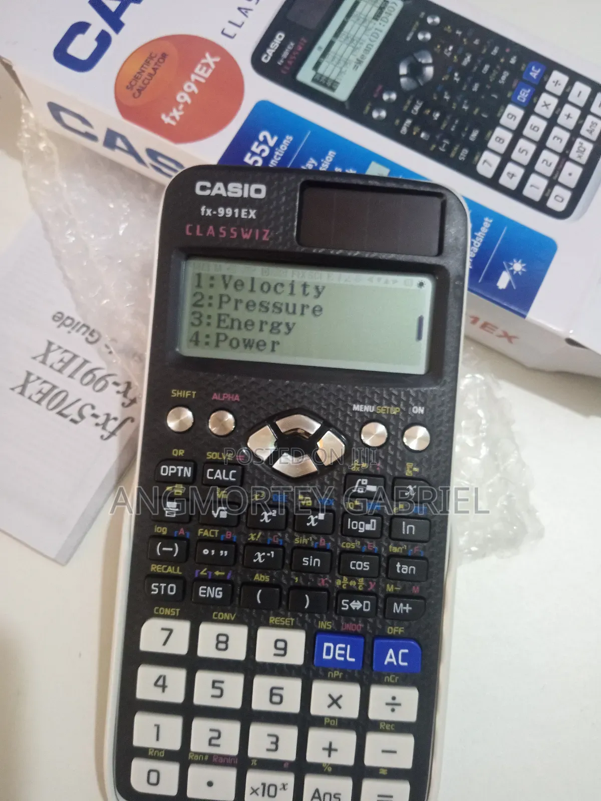 Casio Scientific Calculator 552 Function