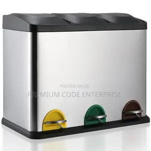3-Compartment 45l Recycling Waste-Bin