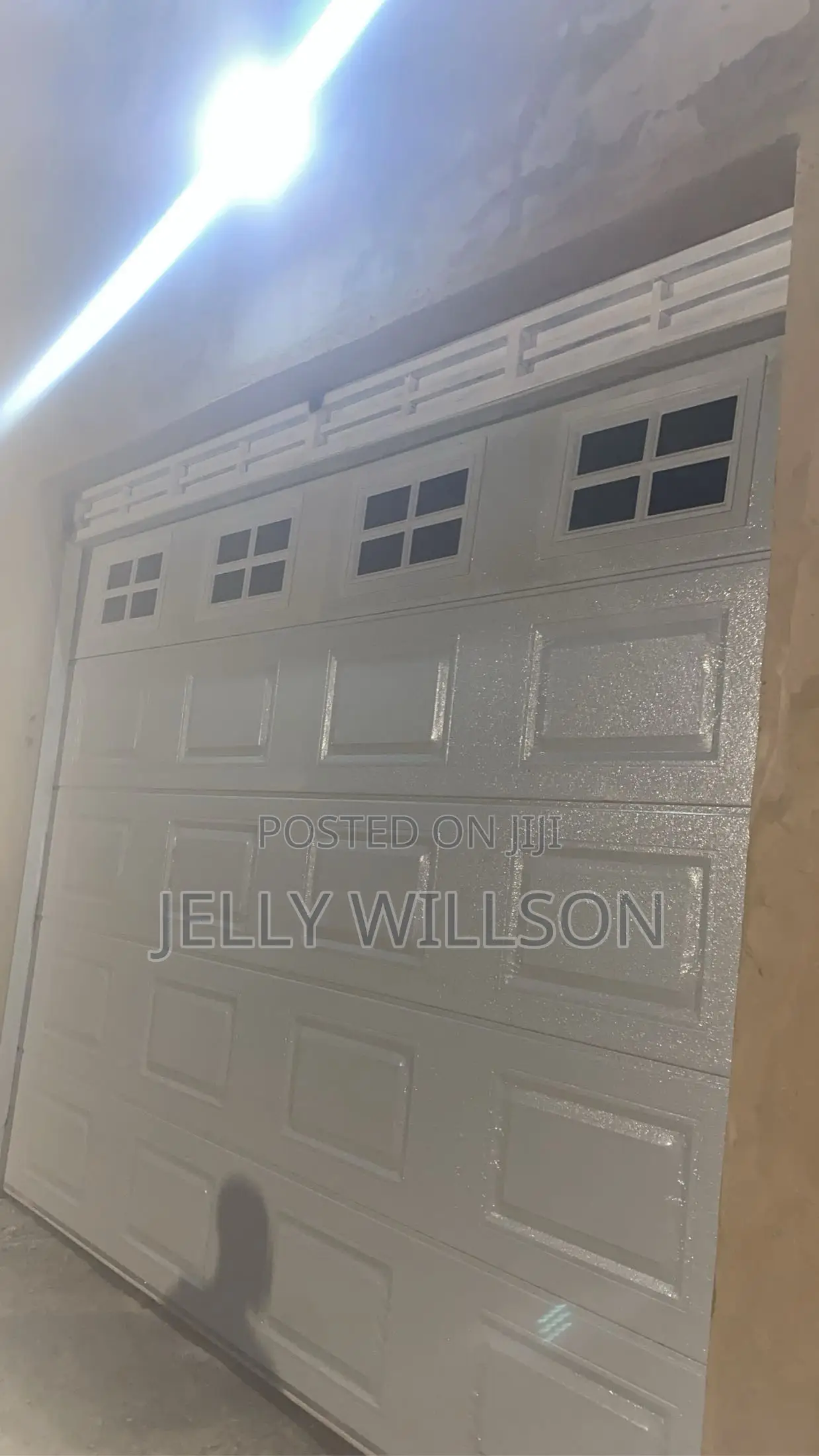 Garage Door 10 Feet X 8 Fanlight