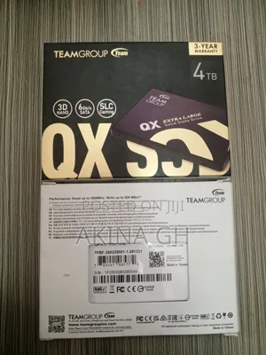 Teamgroup Qx 4tb 3d Nand QLC 2.5" Solid State Drive SSD