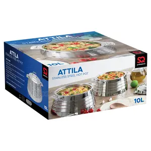 Sqprofession Attila Stainless Steel Hot Pot 10l