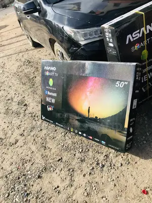 Original Black 50 Inch Smart Led Uhd Asano Android Tv