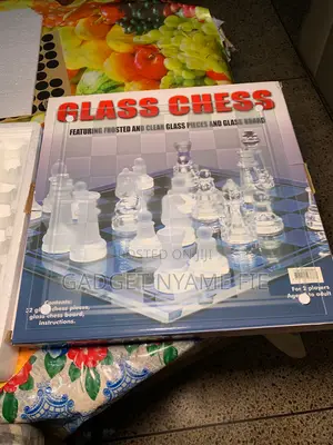 Standard Size Classic Glass Chess Board (13*13 Inches)