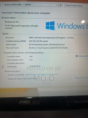 Laptop Asus X555LA 4GB AMD HDD 500GB