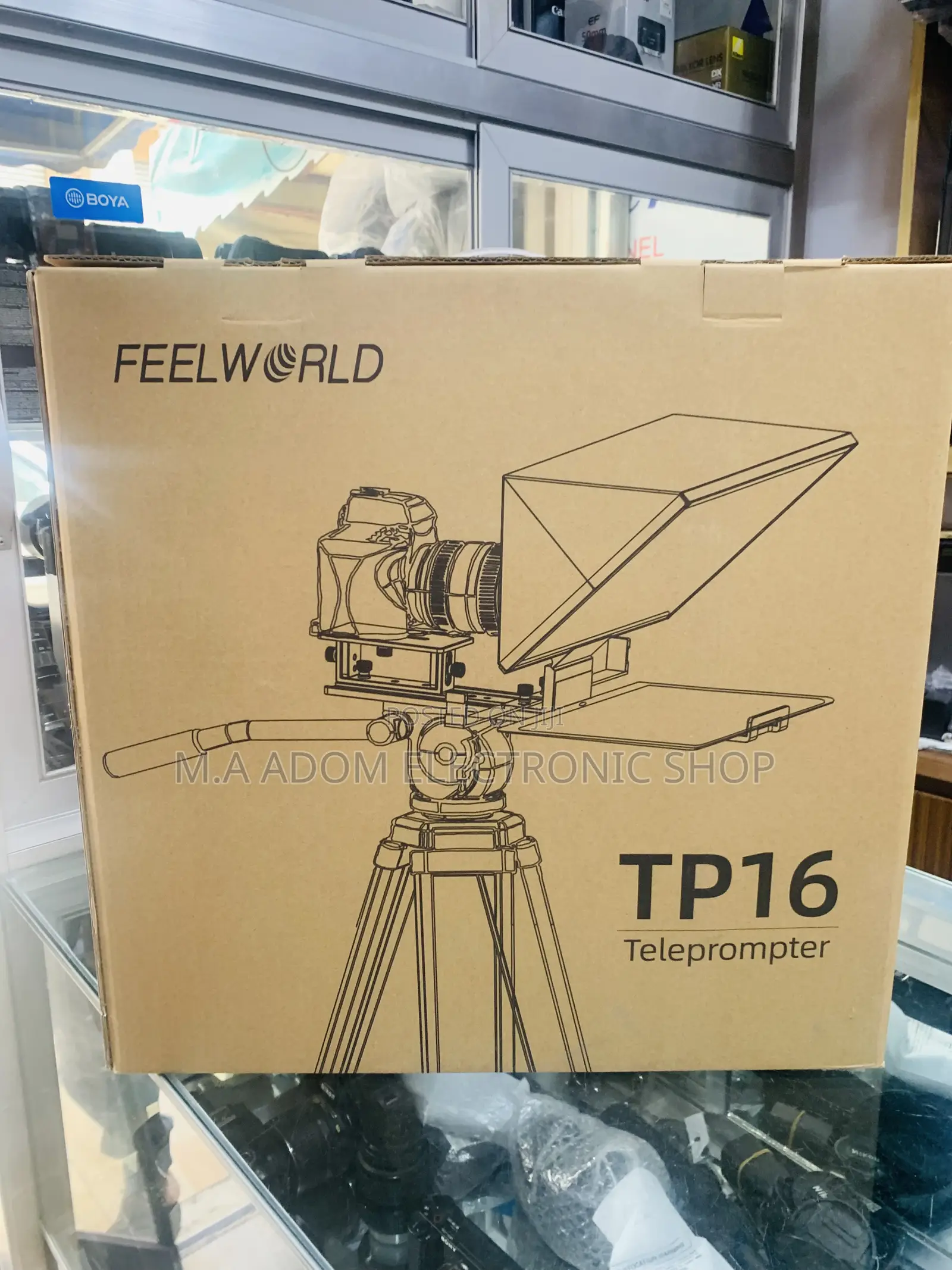 Folding Tele Prompter Tp16