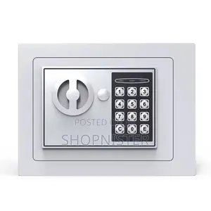 Money Jewelry Safe Box White