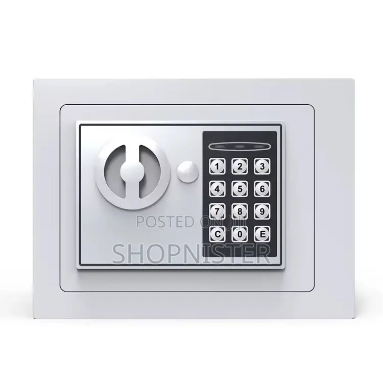 Money Jewelry Safe Box White