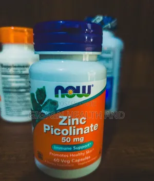 Now Zinc Picolinate 50mg/60 Veg Caps (2029 Expiry)