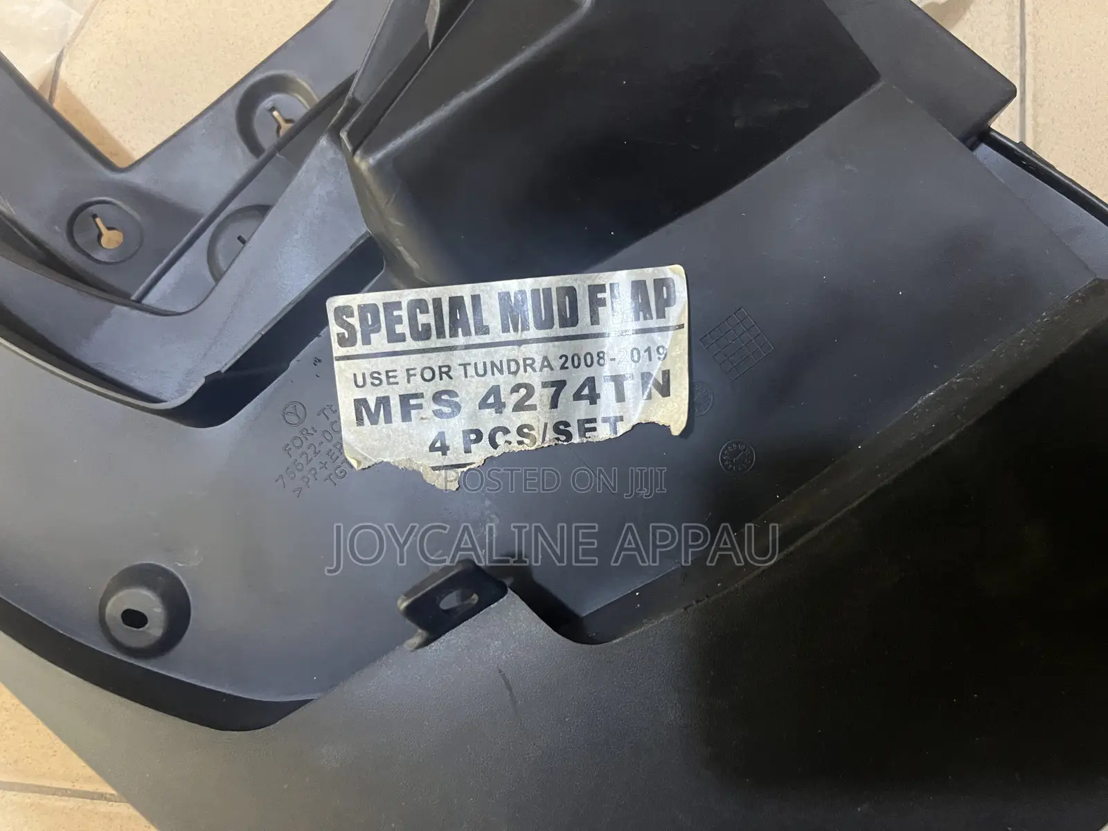 Tundra Mud Flap Fender Back Rubber (4pcs Set)2009 to 2025