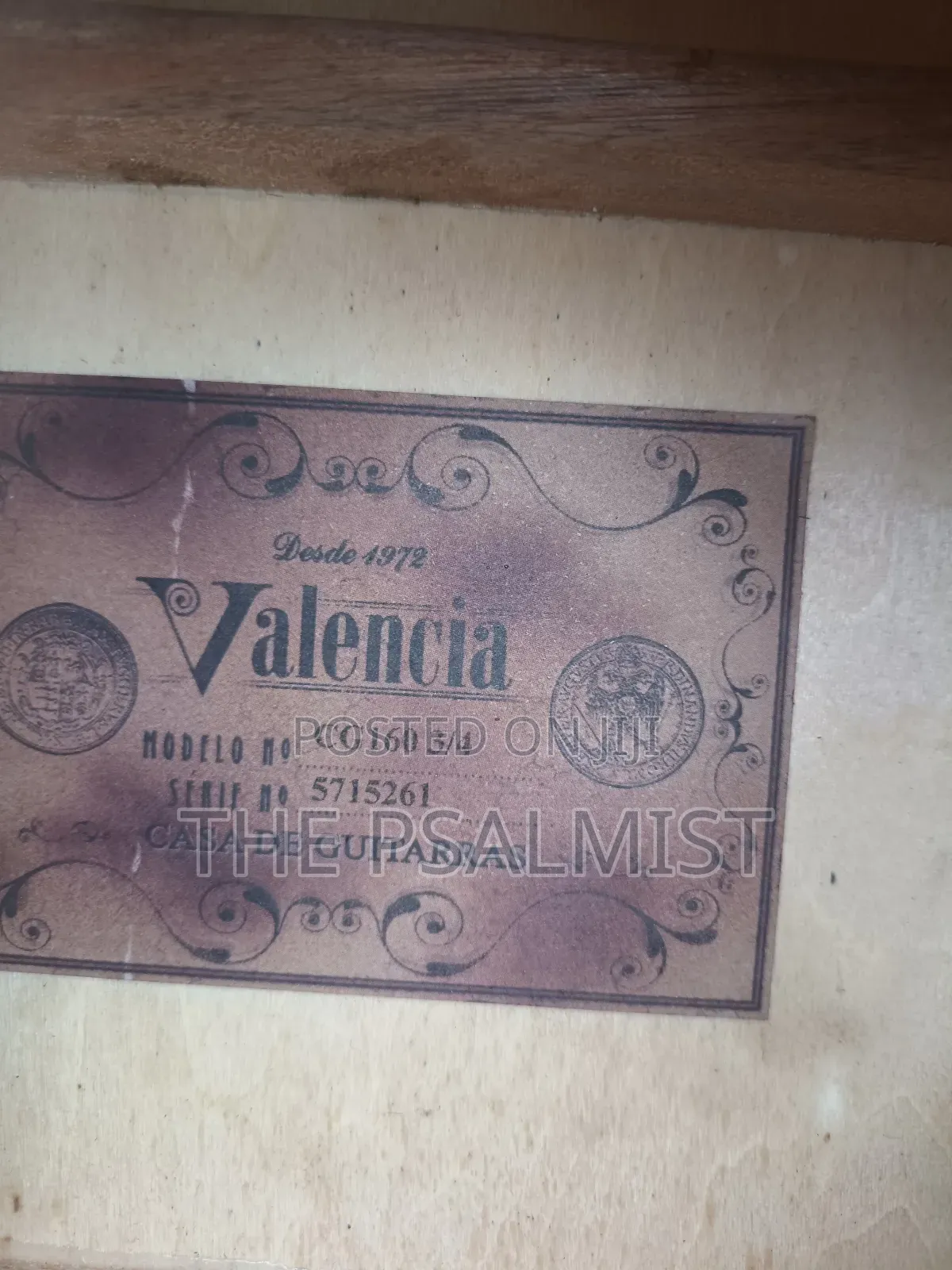 Desde 1972 Valencia Cg160 3/4 Classical Guitar