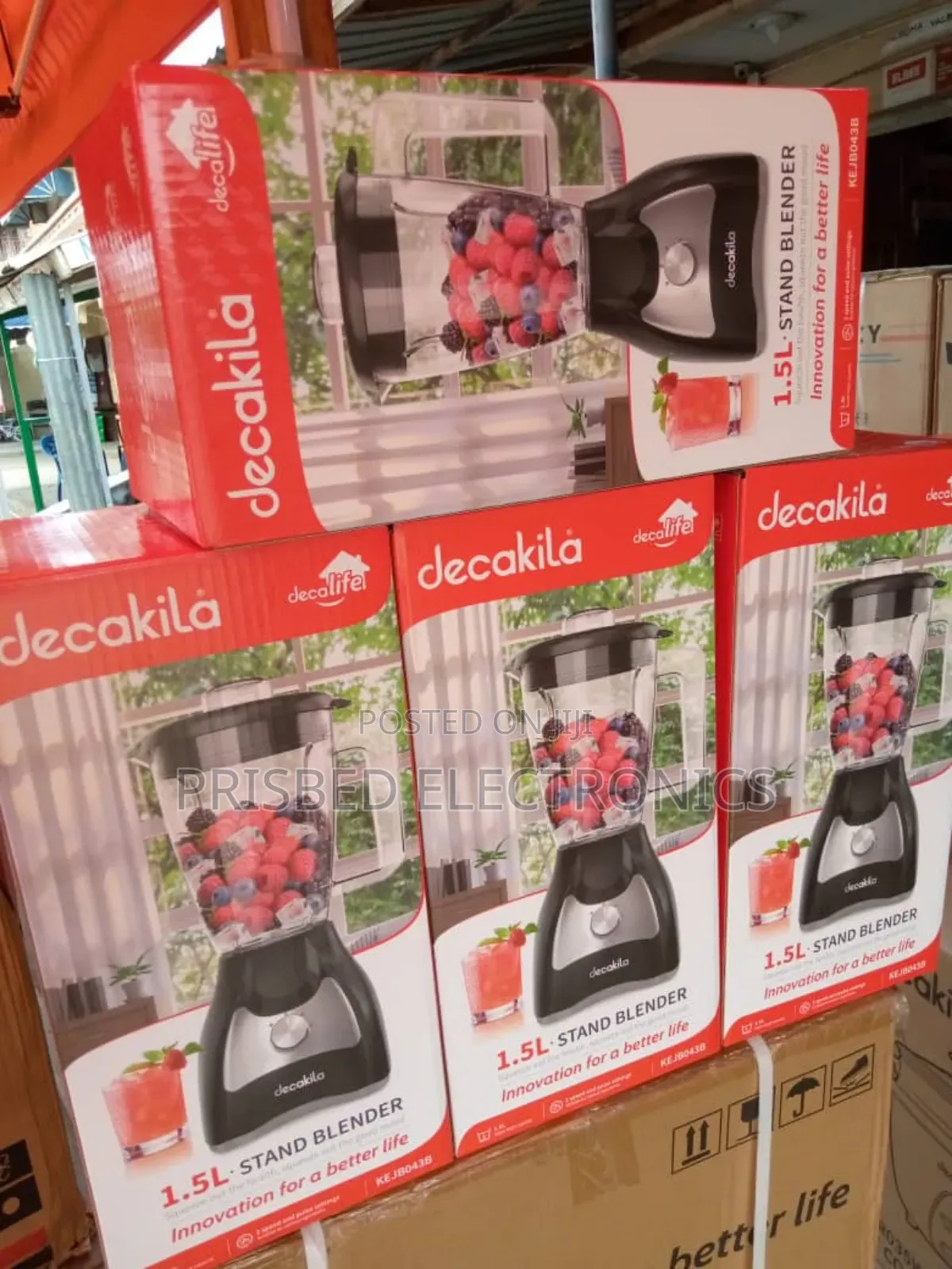 at Decakila Durable Blender 1.5 Litres (Black)