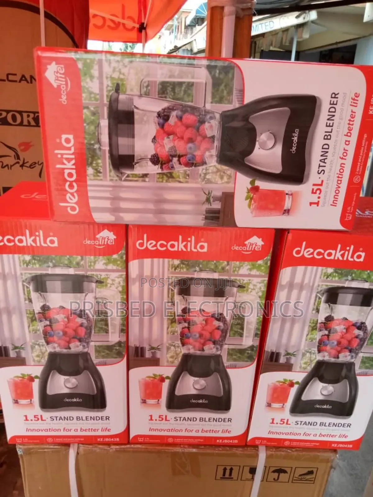 at Decakila Durable Blender 1.5 Litres (Black)
