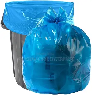 Trash Bag Bin Liners – Blue, 10l (100pcs/Pack)
