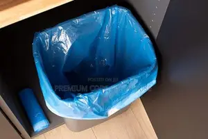 Trash Bag Bin Liners – Blue, 10l (100pcs/Pack)