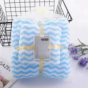 Luxurious Wave Towel Pattern Set ( 3 in 1)