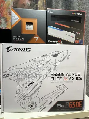 Amd Ryzen 7800x3d Cpu / B650 Aorus Elite Ice / Ddr5 Bundle