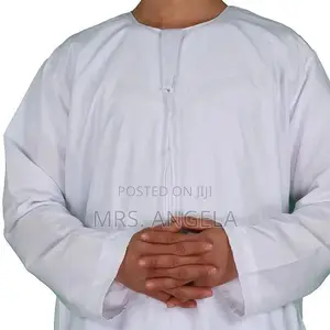 White Jalabia – Long Sleeve Islamic Wear