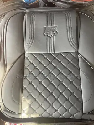 Black Leather Seat Cover