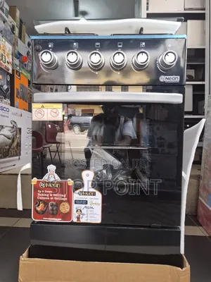 4 Burner Gas Cooker With Grill Auto Ignition