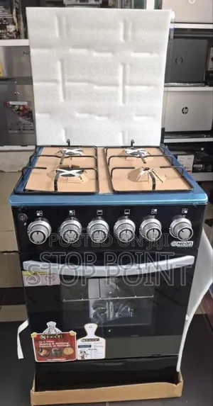 4 Burner Gas Cooker With Grill Auto Ignition