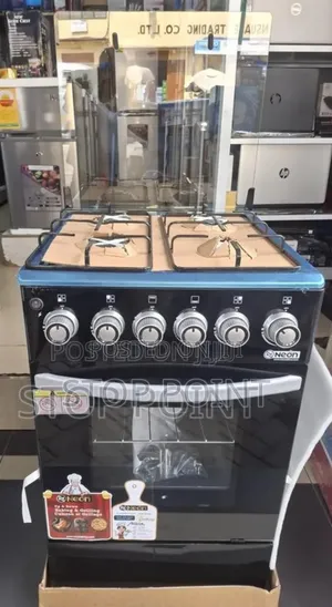 4 Burner Gas Cooker With Grill Auto Ignition