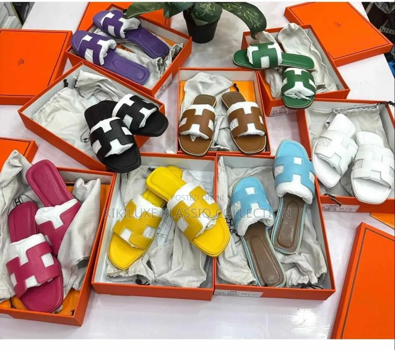 Hermes Slippers