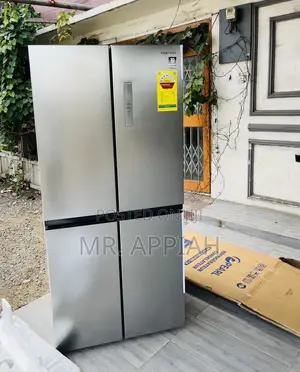 488ltr Side by Side Samsung Electric Refrigerator(Gray)