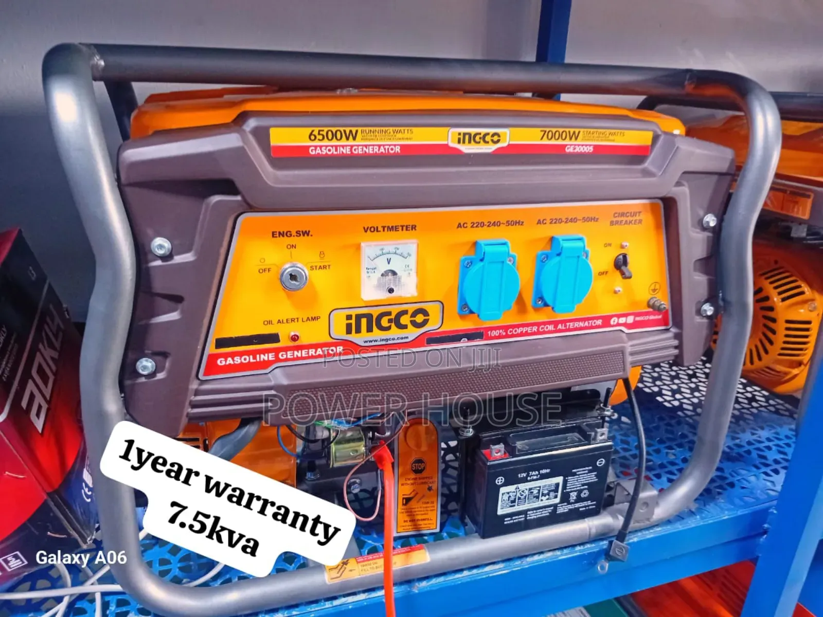 Aircool Caelum Ingco 7.5kva Petrol Generator 7.5kva 8500watt