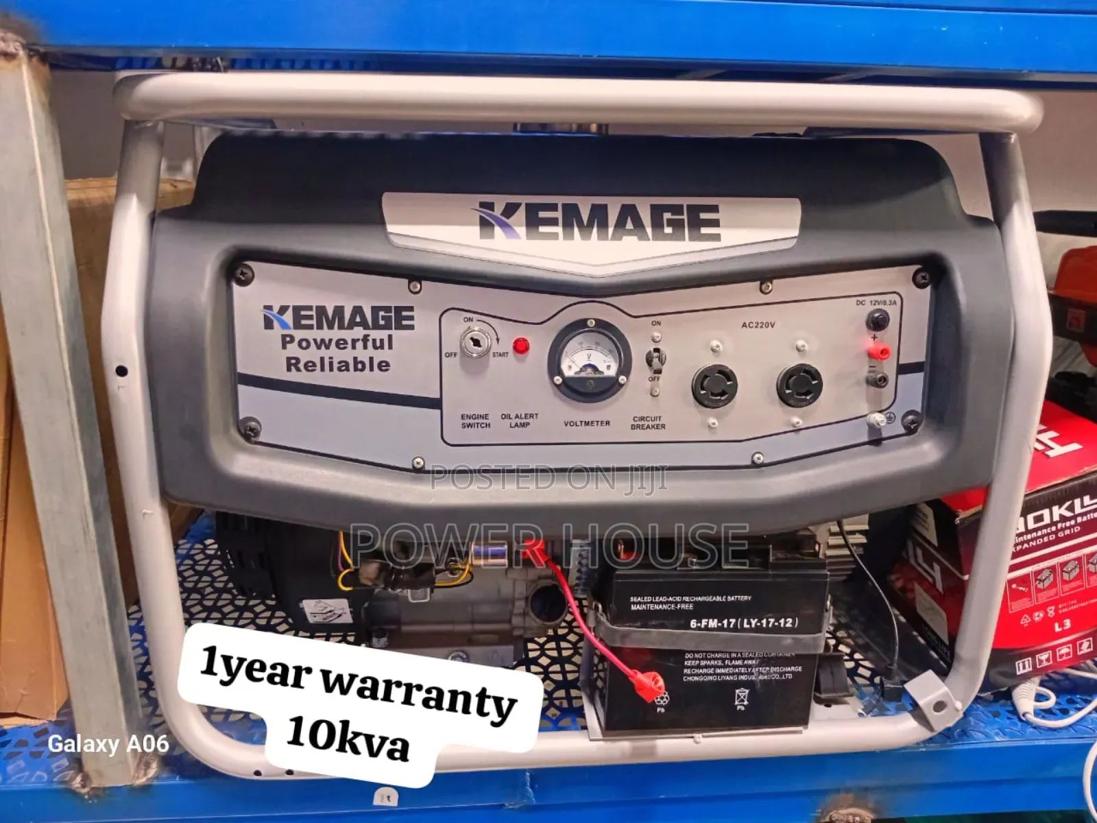 Silver Aircool Kemage 10kv 13000watts Pertrol Kemage 10kva