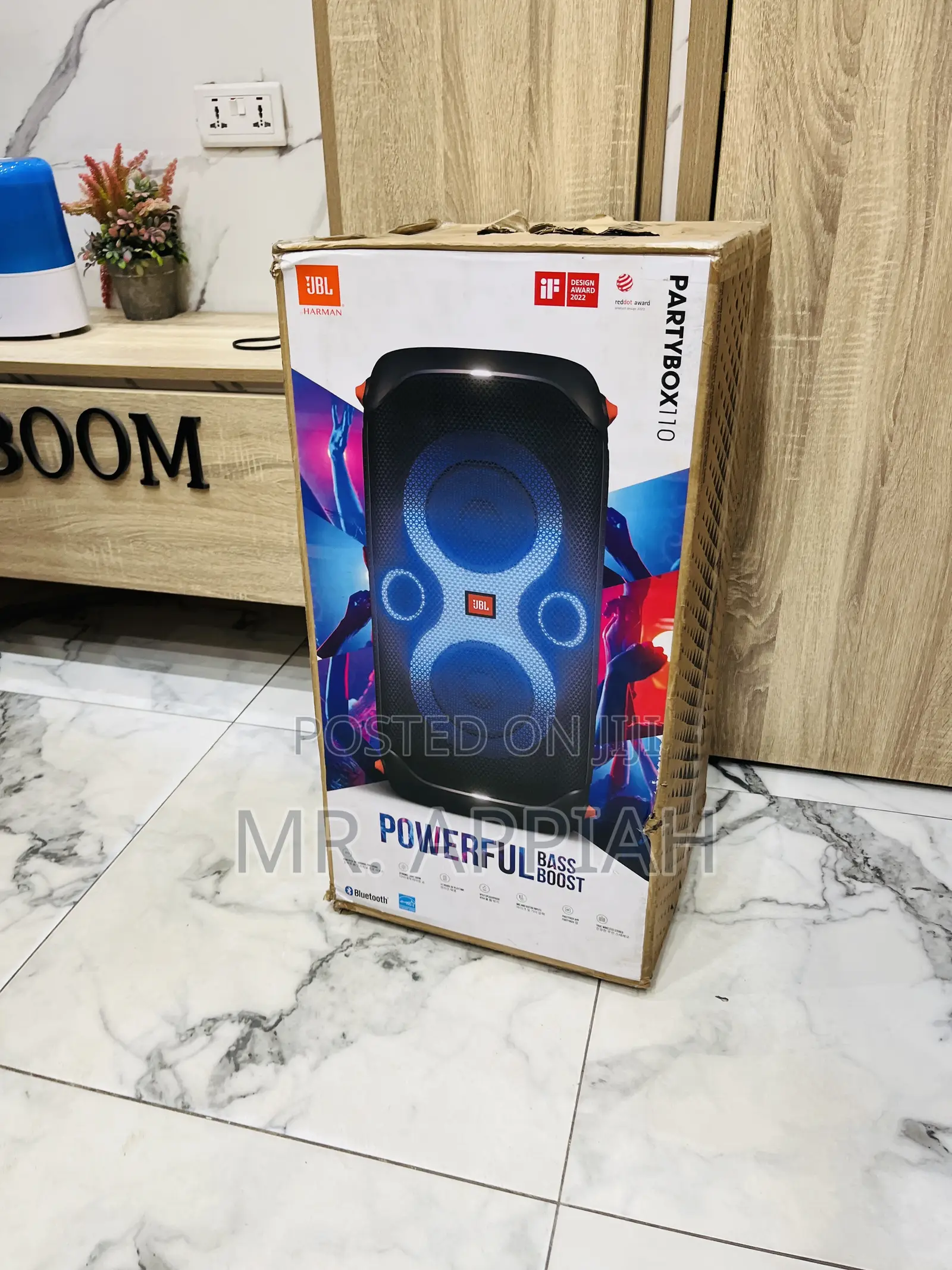 Powerful and Durable JBL Party Box 110 Bluetooth Speaker.