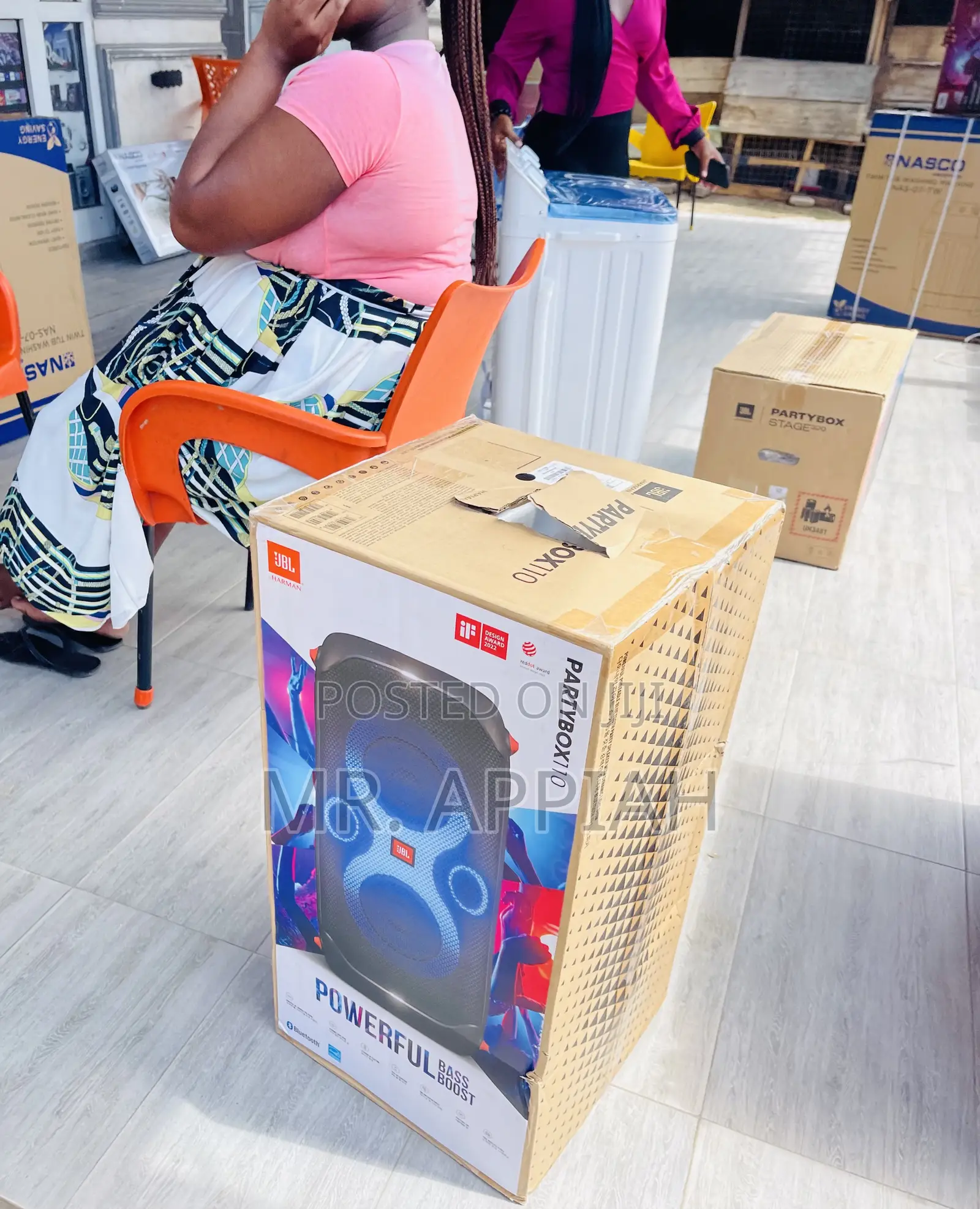 Awesome JBL Party Box 110 Portable Speaker(Black)