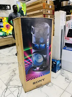 Convenient Sony MHC-V83d Portable Bluetooth Speaker(Black)