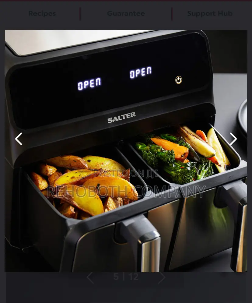 Salter Dual Air Pro Air Fryer 7.6 Litre