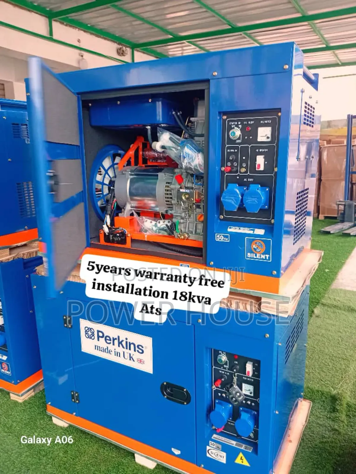 Aircool Starctu 18kva Diesel Generator 18kva Diesel Perkins
