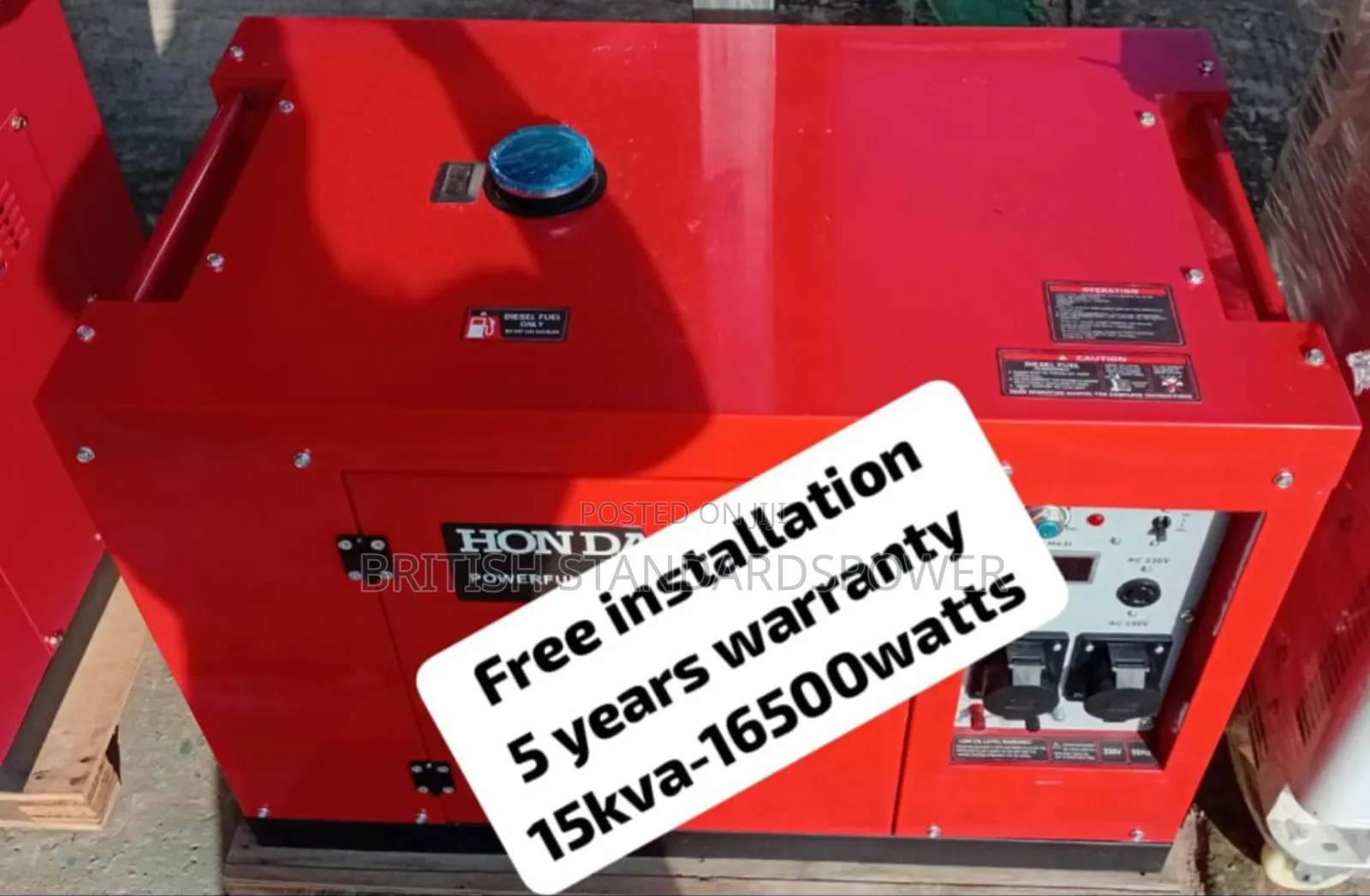 Sustainable Energy Infrastructure 15kva Silent Diesel Genset