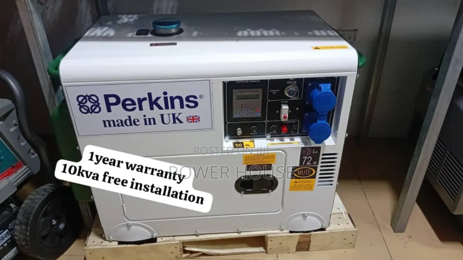 Aircool Axion Perkins 10kva 13000watts Generator Diesel