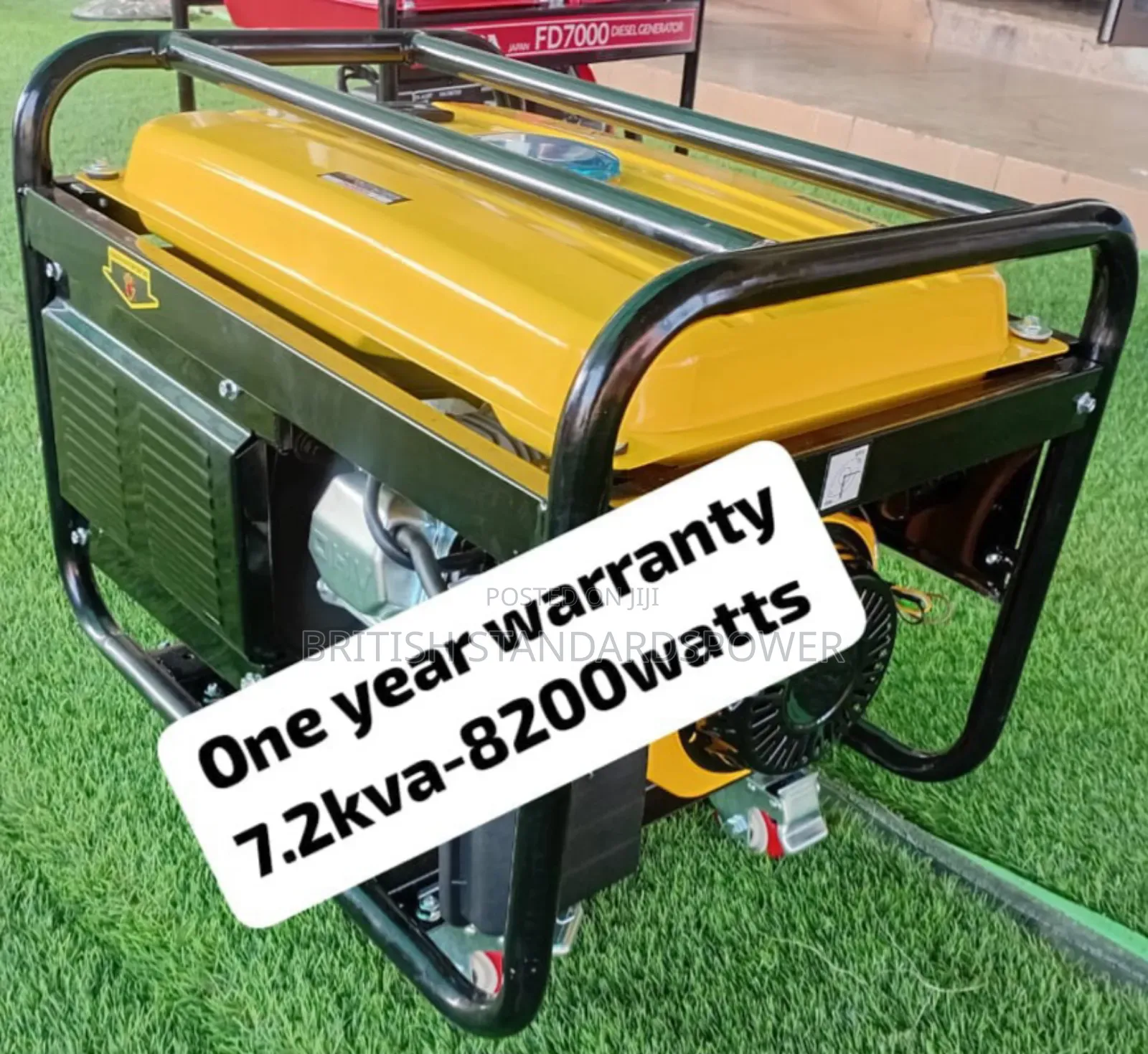 Emergency Power 7.2kva Petrol Generator
